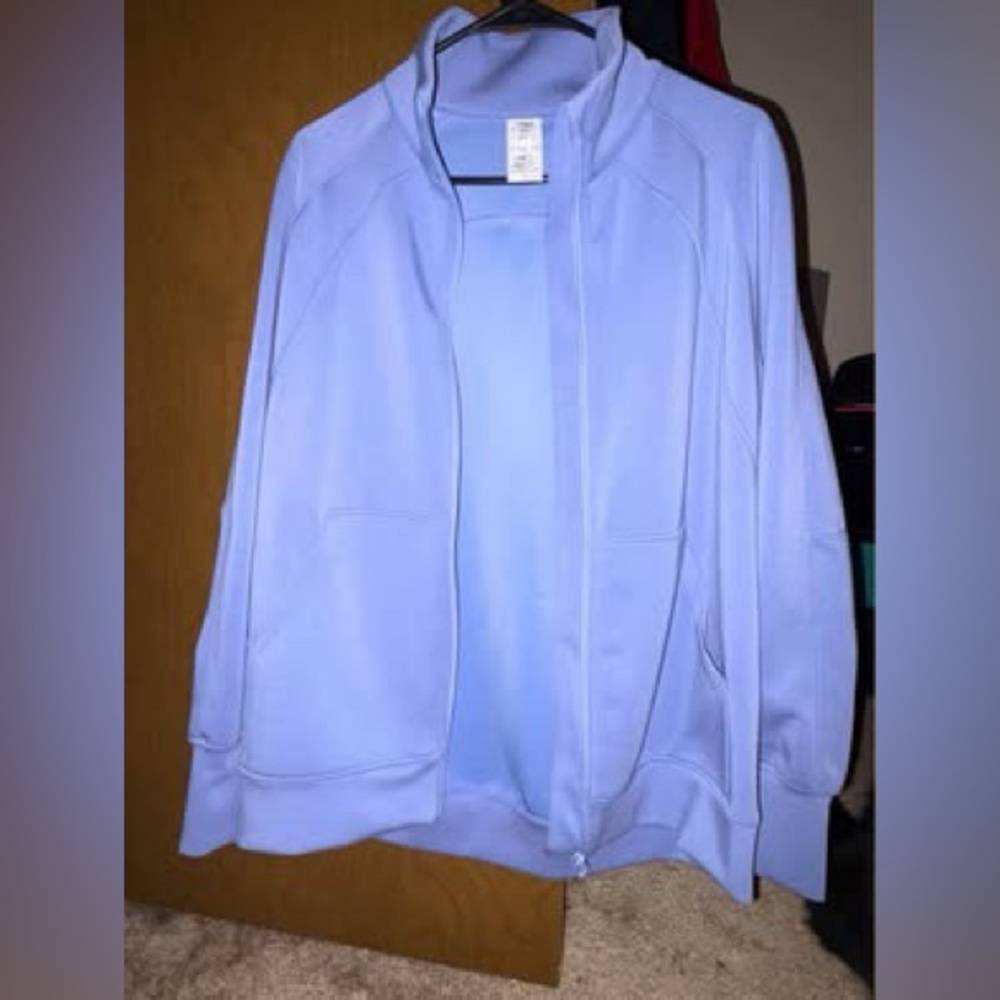 Periwinkle Zip-Up Jacket - image 2